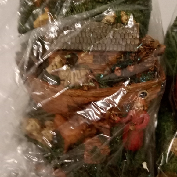 Vintage Noah's Ark Book Ends Heavy Pottery - Picture 6 of 8